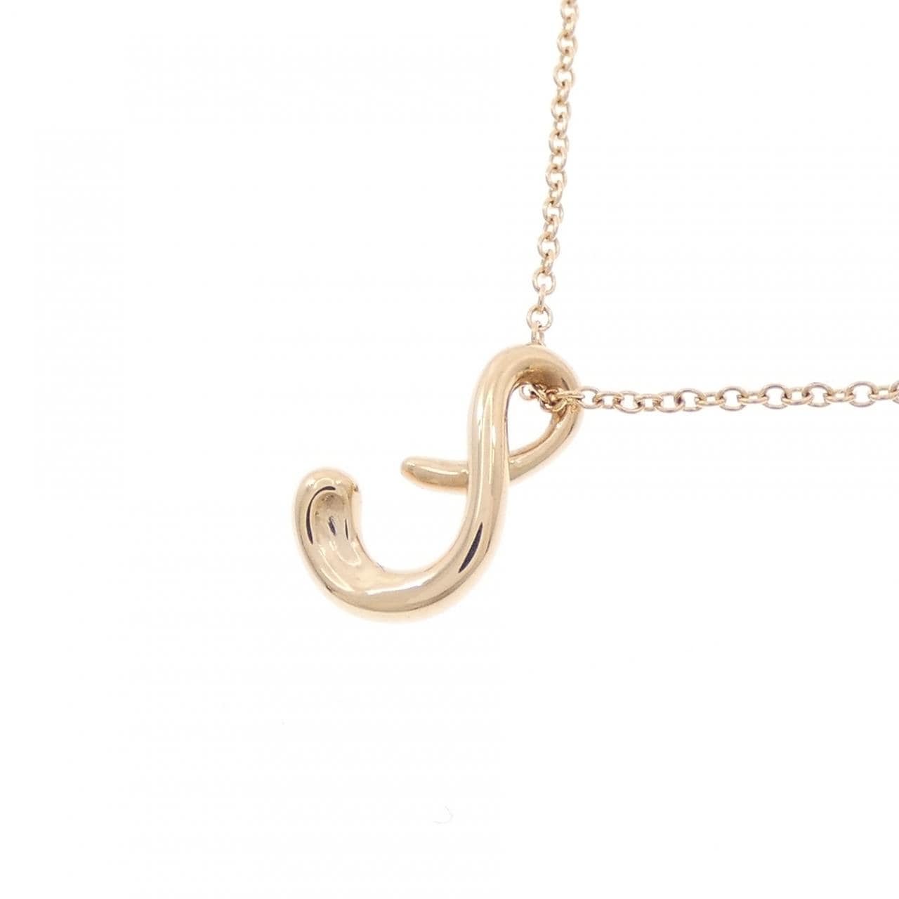 ティファニー レター ネックレス