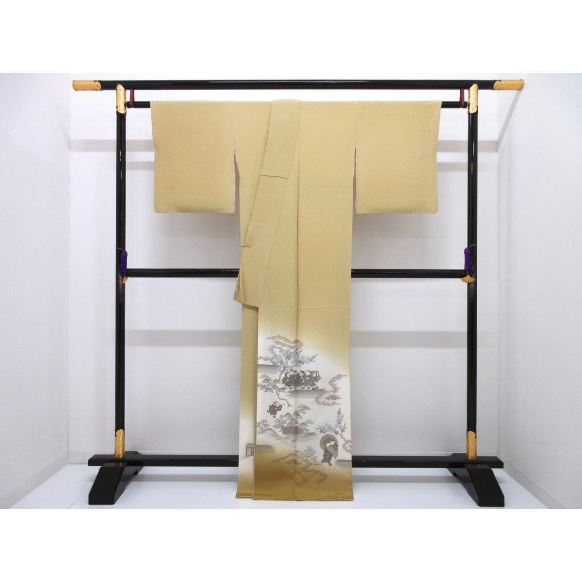 色留袖　訪問着兼用　刺繍加工ボカシ染