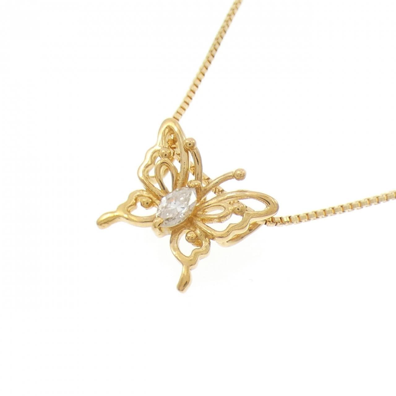 ジーエスティービー ダイヤモンド ネックレス 0.06CT