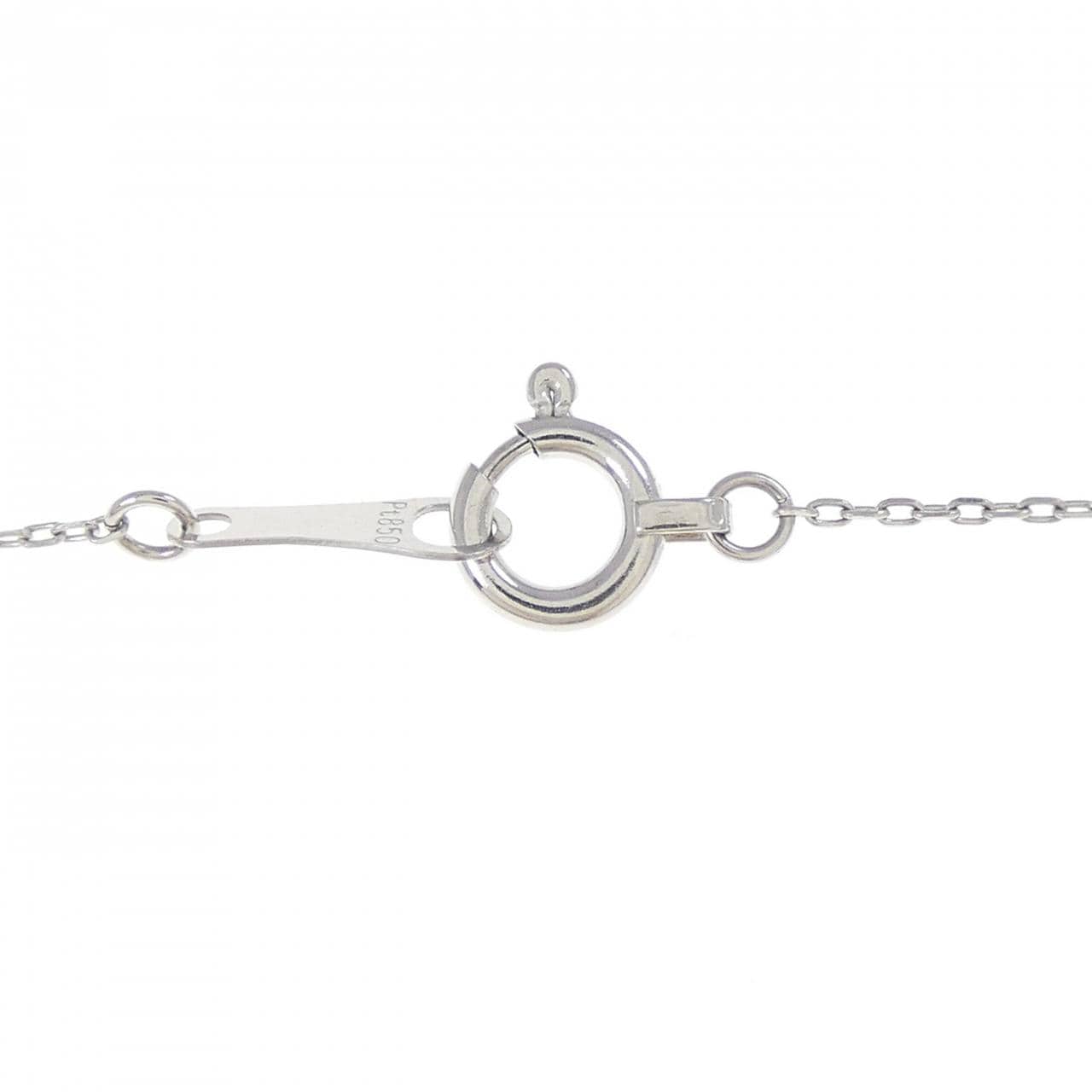 PT900/PT850 ソリティア ダイヤモンド ネックレス 0.05CT