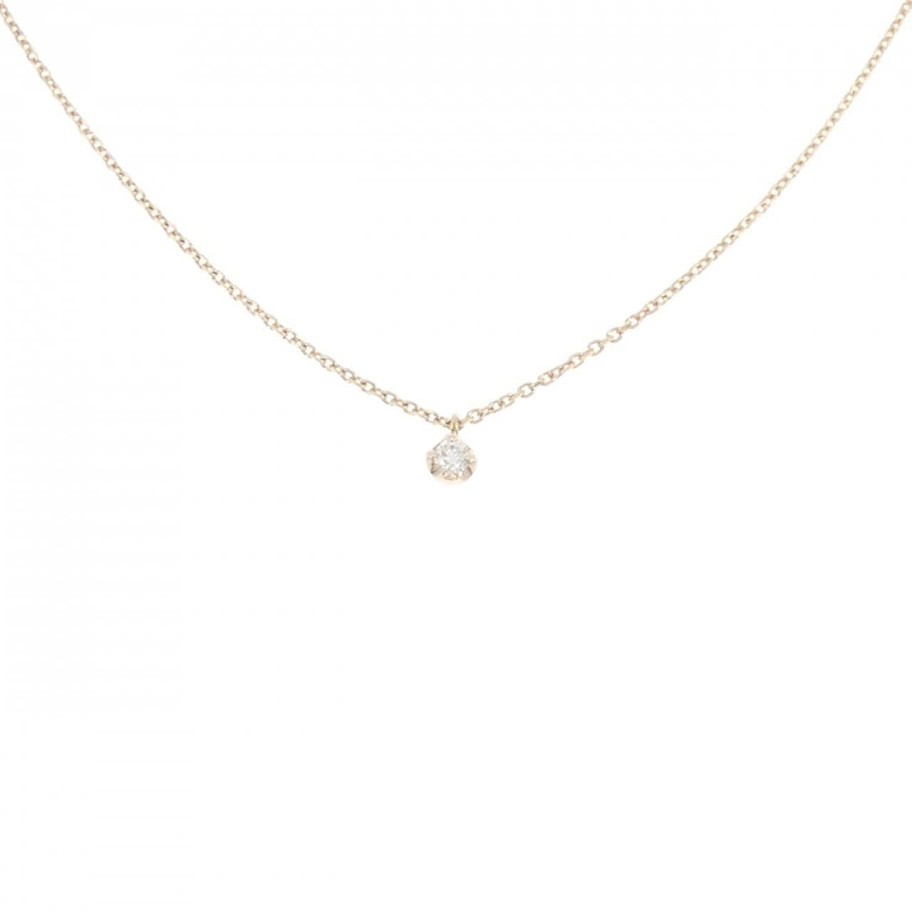 K10YG ダイヤモンド ネックレス 0.03CT