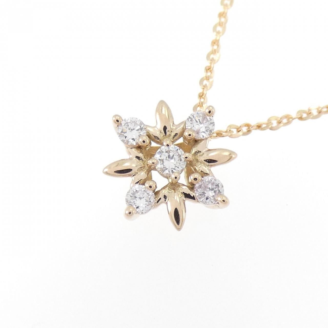 ジーエスティービー ピンクダイヤモンド ネックレス 0.12CT