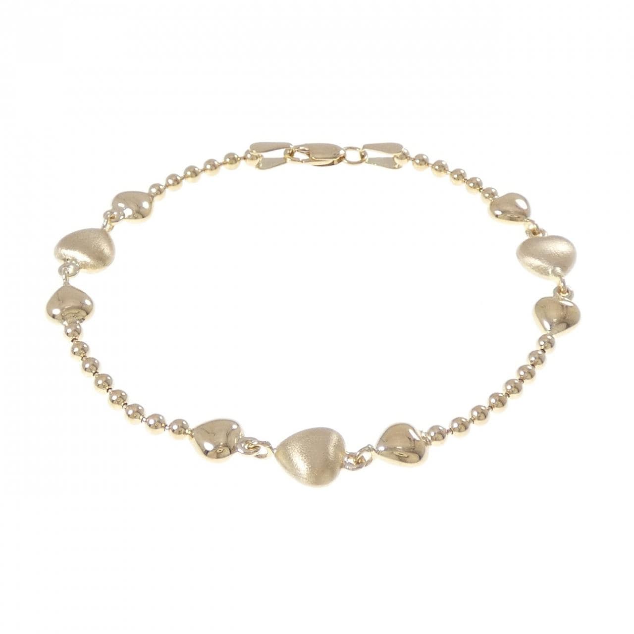 750YG ハート ブレスレット