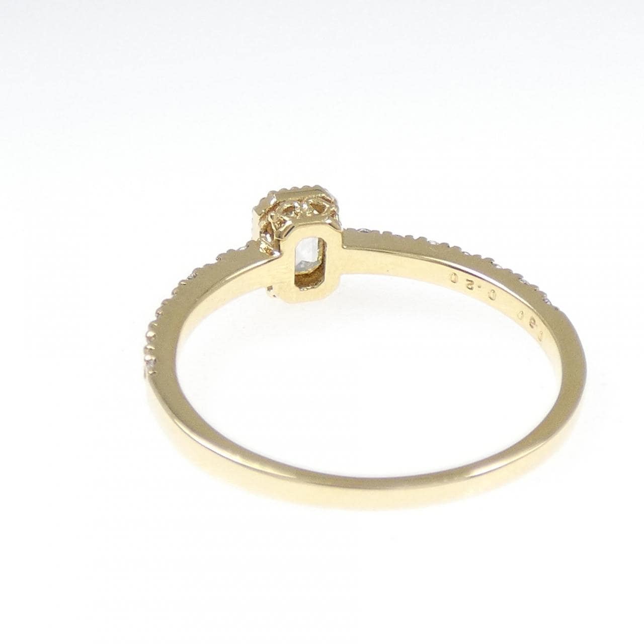K18YG ダイヤモンド リング 0.30CT