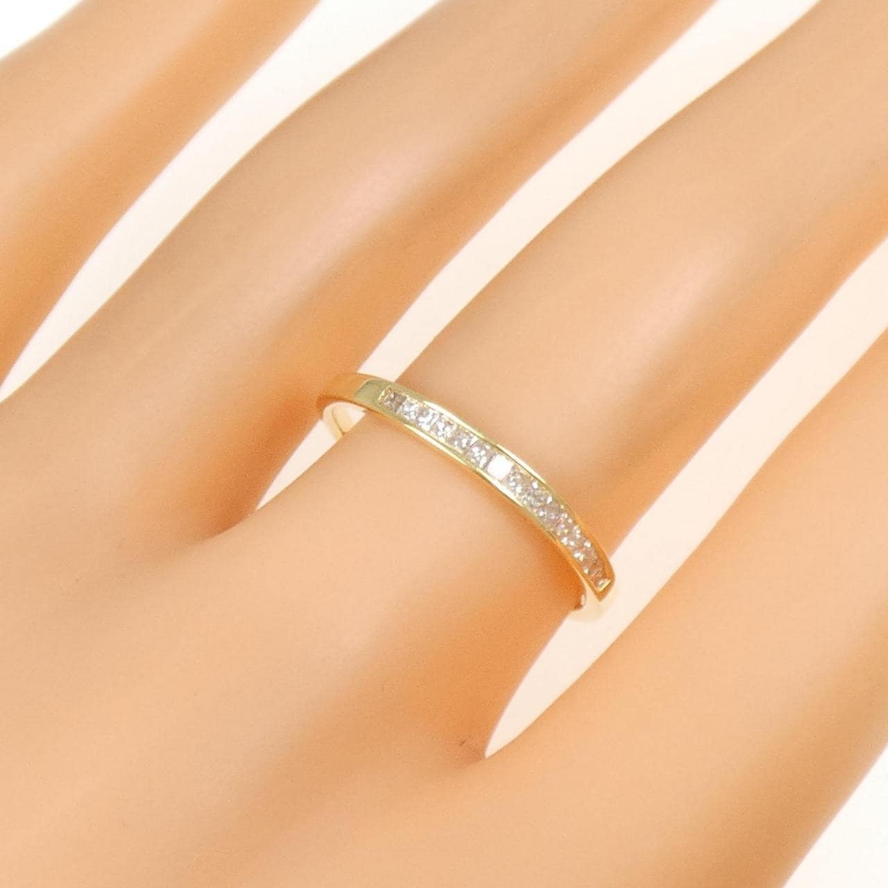 K18YG ダイヤモンド リング 0.15CT