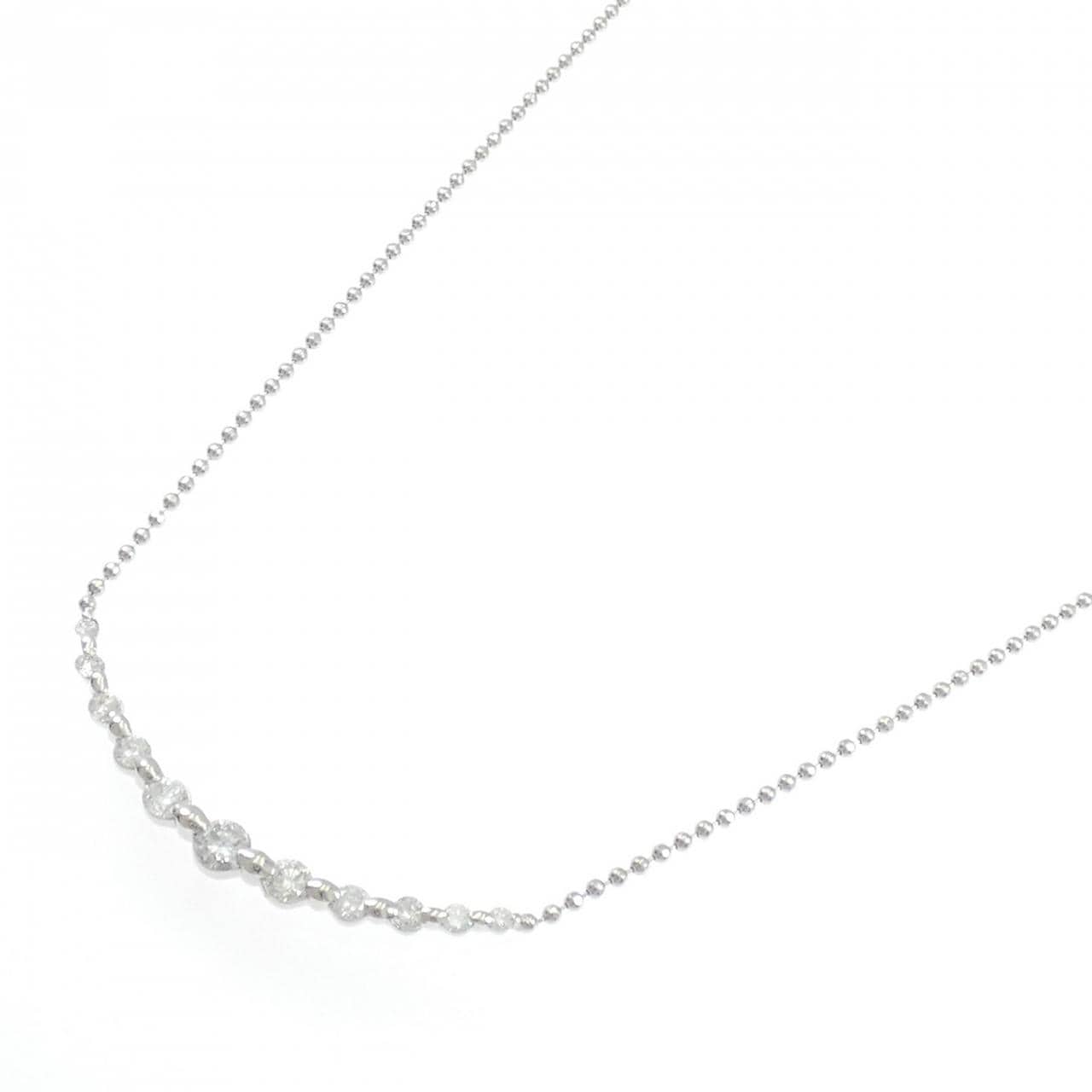 PT900/PT850 ダイヤモンド ネックレス 1.00CT
