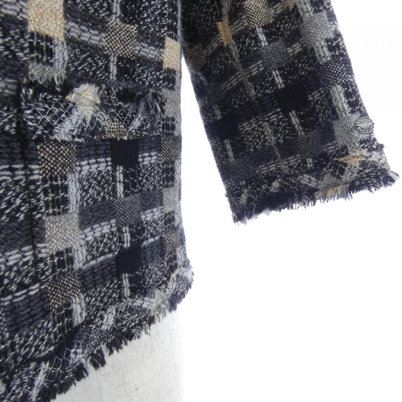 【ヴィンテージ】シャネル CHANEL P26751V17018 05A ノーカラージャケット