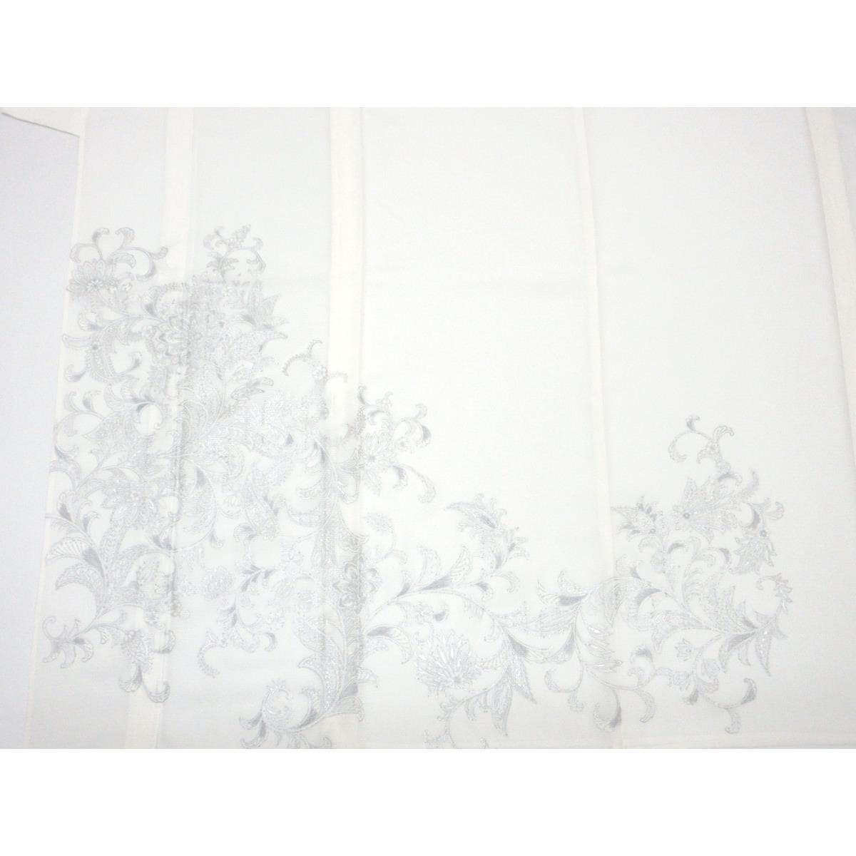 【未使用品】単衣　絽織訪問着　銀彩加工