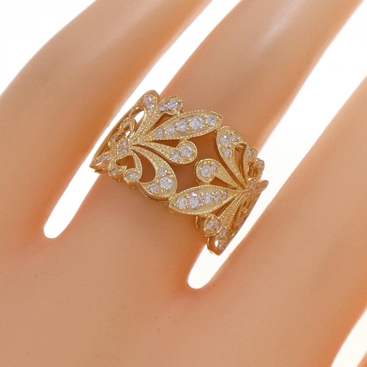 K18YG ダイヤモンド リング 0.33CT