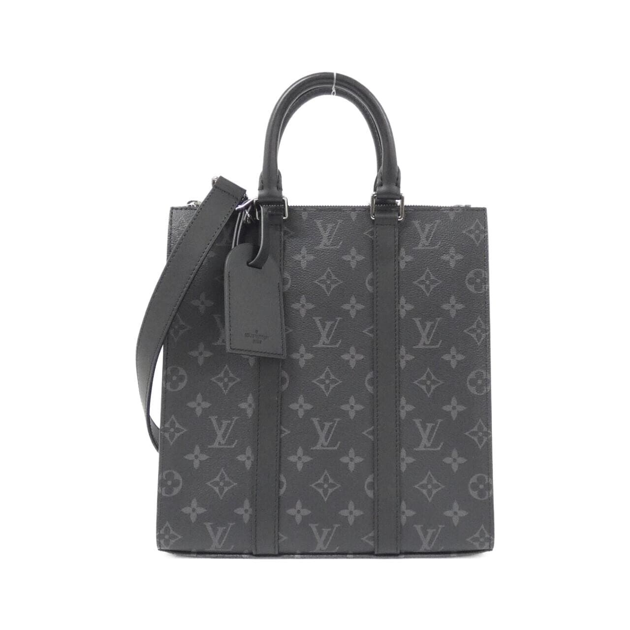 LOUIS VUITTON Monogram Eclipse Sac Plat Cross M46098 Bag