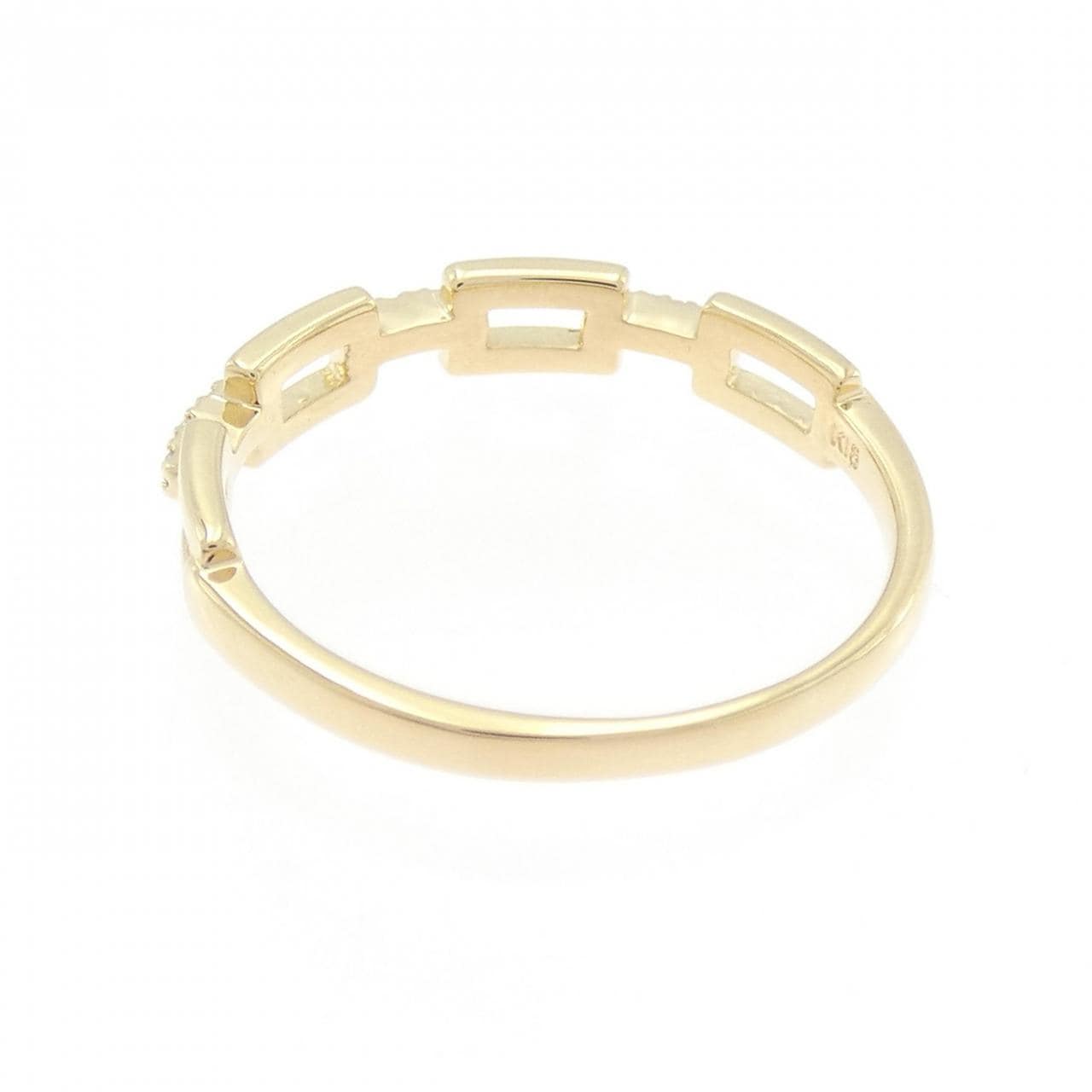 K18YG ダイヤモンド リング