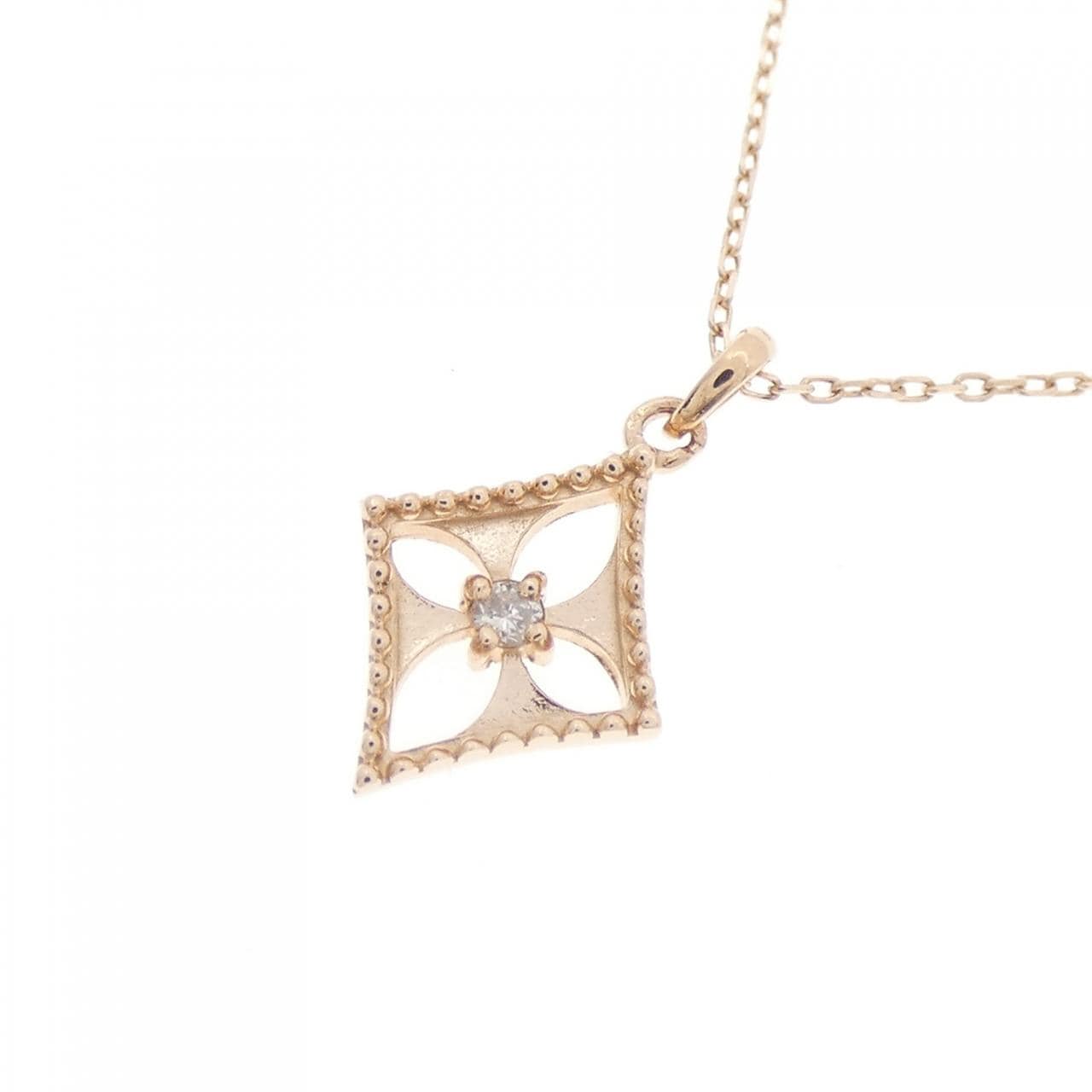 K10PG ダイヤモンド ネックレス