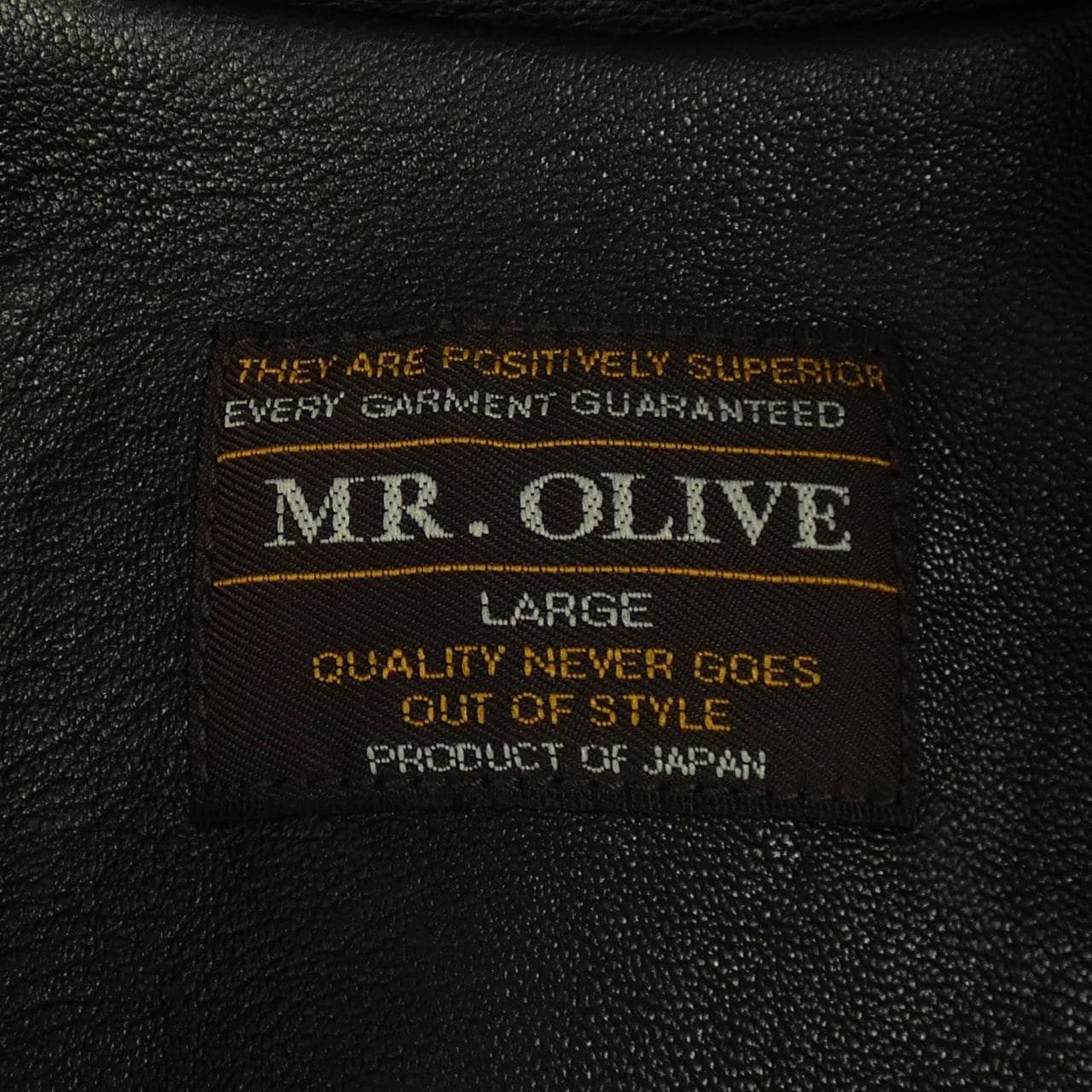 MR.OLIVE レザーライダースジャケット