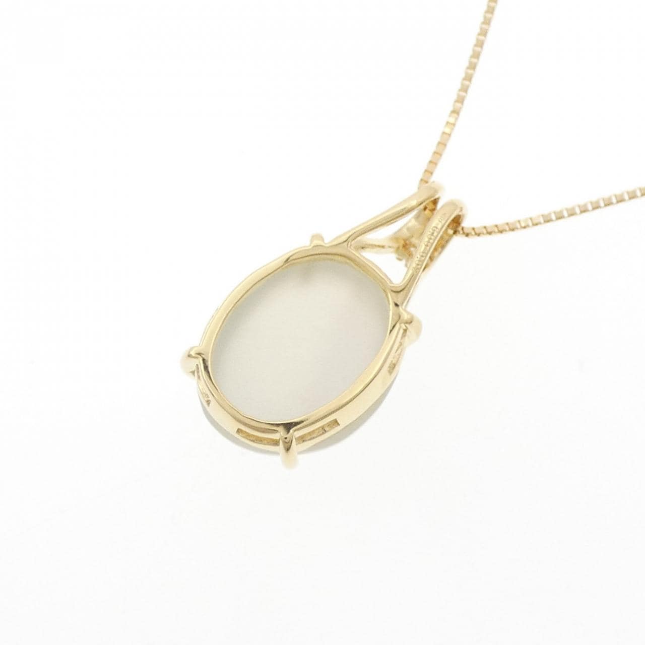 K18YG ムーンストーン ネックレス 6.00CT