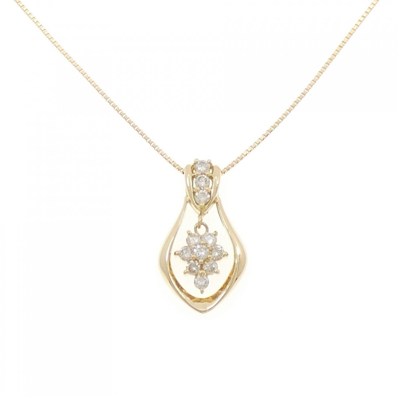 K18YG ダイヤモンド ネックレス 0.51CT