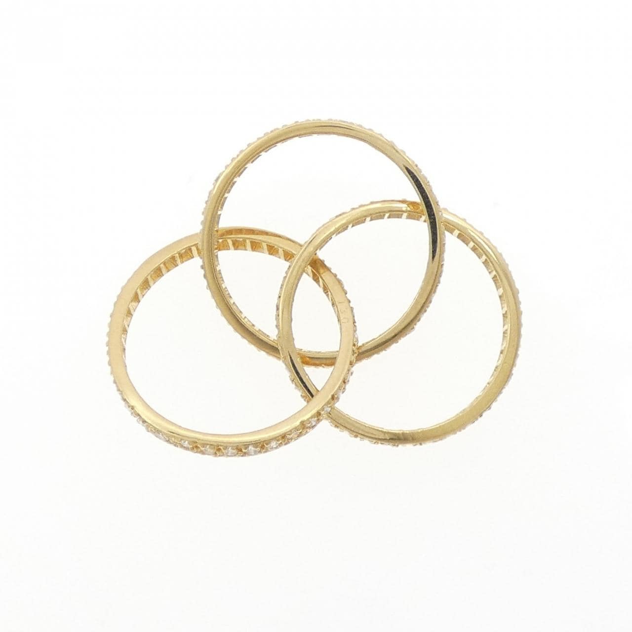 K18YG ダイヤモンド リング 1.30CT