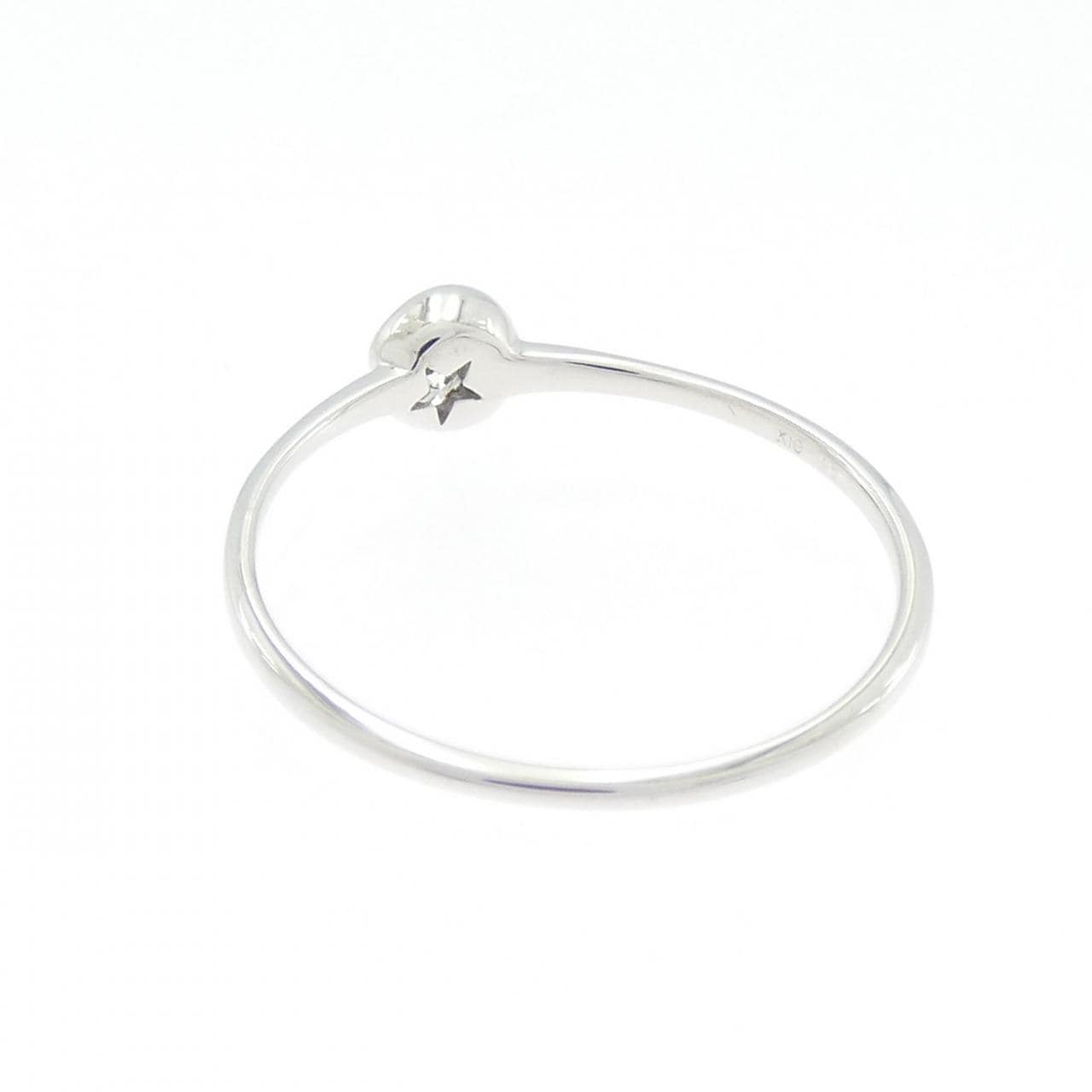 K10WG ダイヤモンド リング 0.1CT