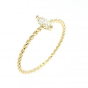K18YG ダイヤモンド リング 0.13CT