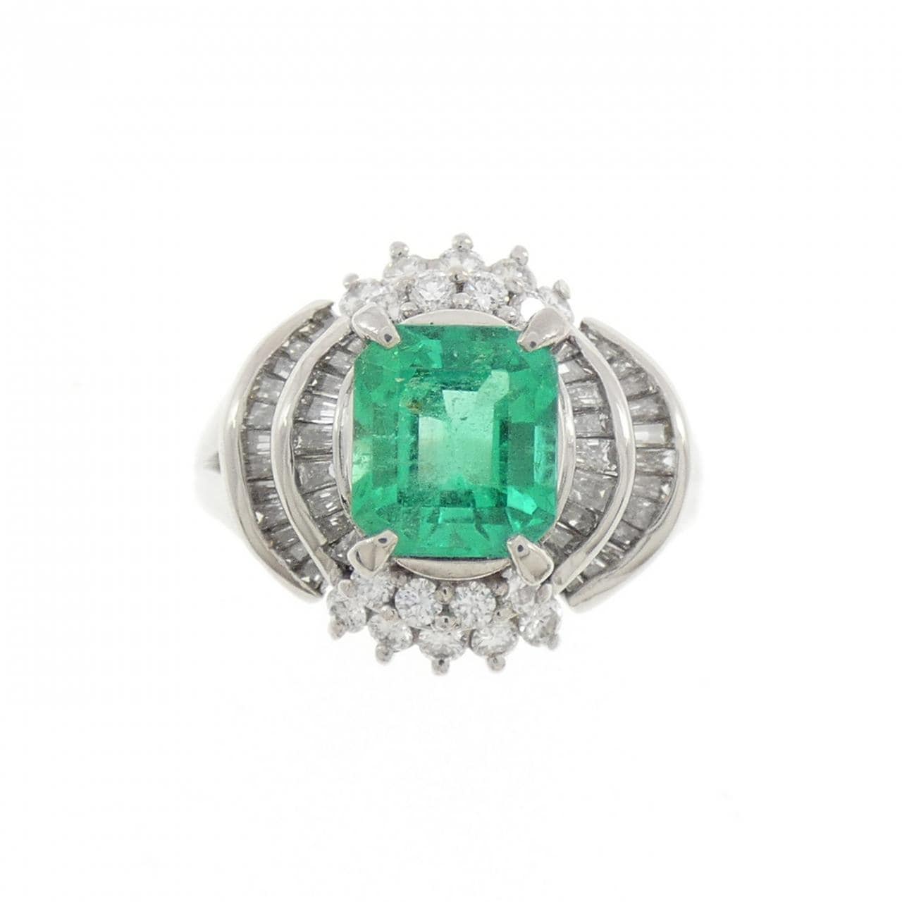 PT850 エメラルド リング 1.31CT コロンビア産