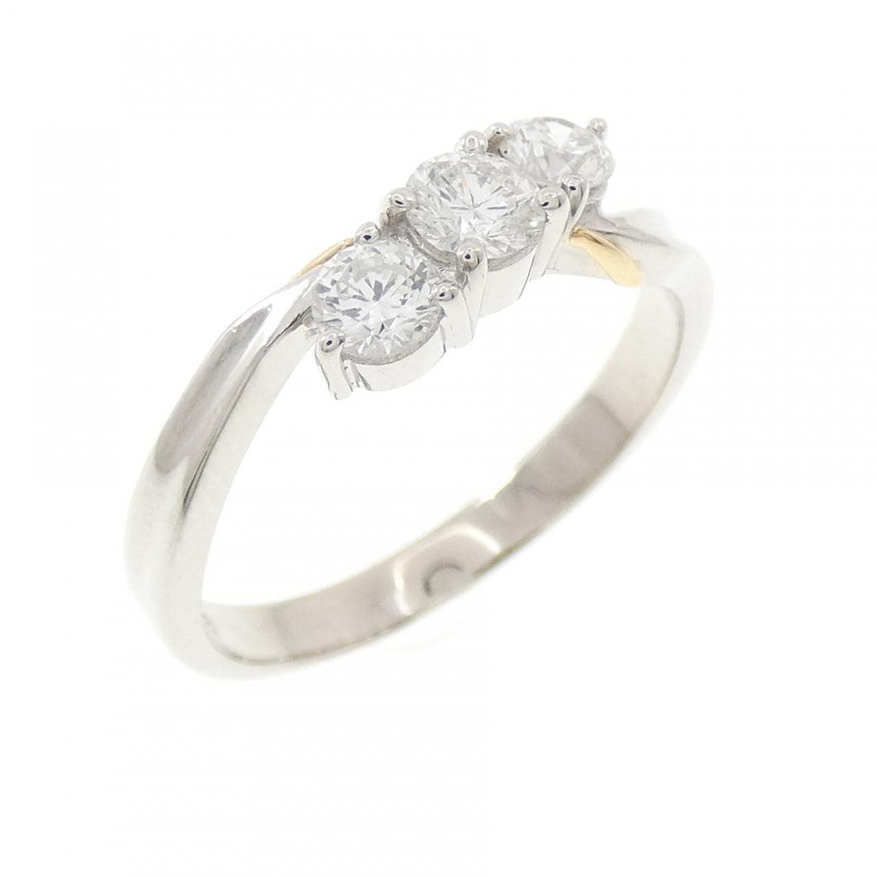 PT900/K18YG ダイヤモンド リング 0.51CT