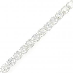K18WG ダイヤモンド ブレスレット 14.21CT