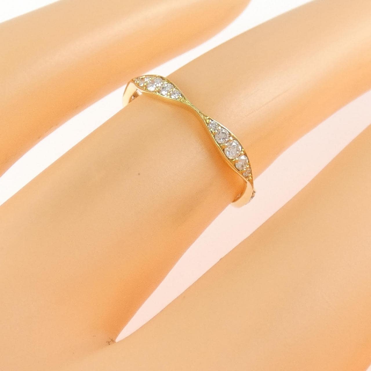 K18YG ダイヤモンド リング 0.20CT