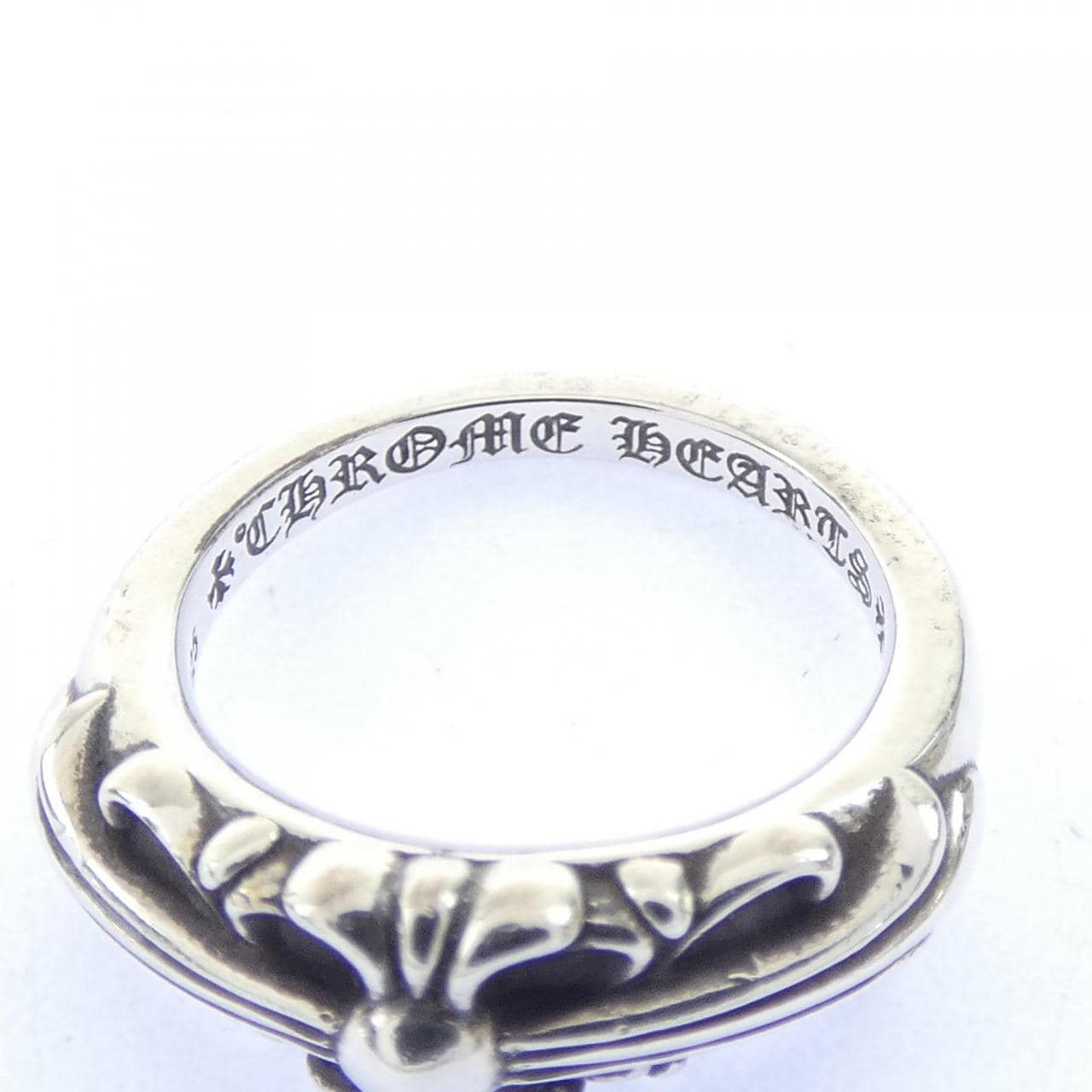 クロムハーツ CHROME HEARTS BABY CLSC FLORAL CRS ベイビークラシックフローラルクロス 207146023SLVXXX001 RING