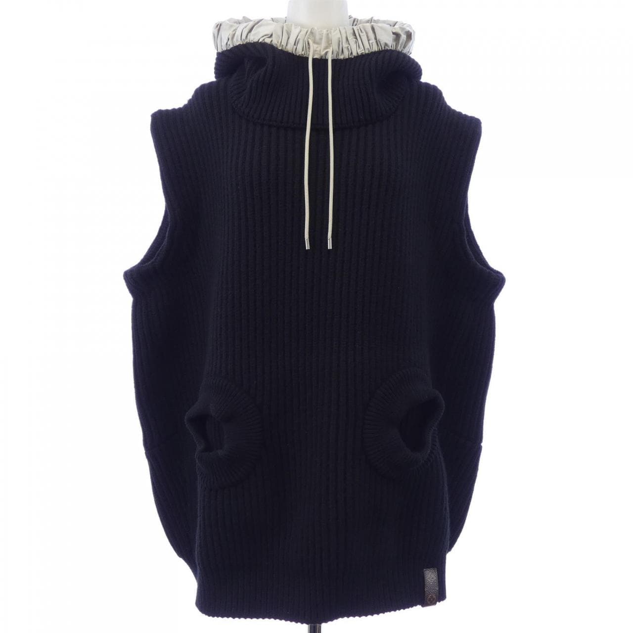 ルイヴィトン LOUIS VUITTON フード スリーブレス ニット FLKW83IP9 ニット