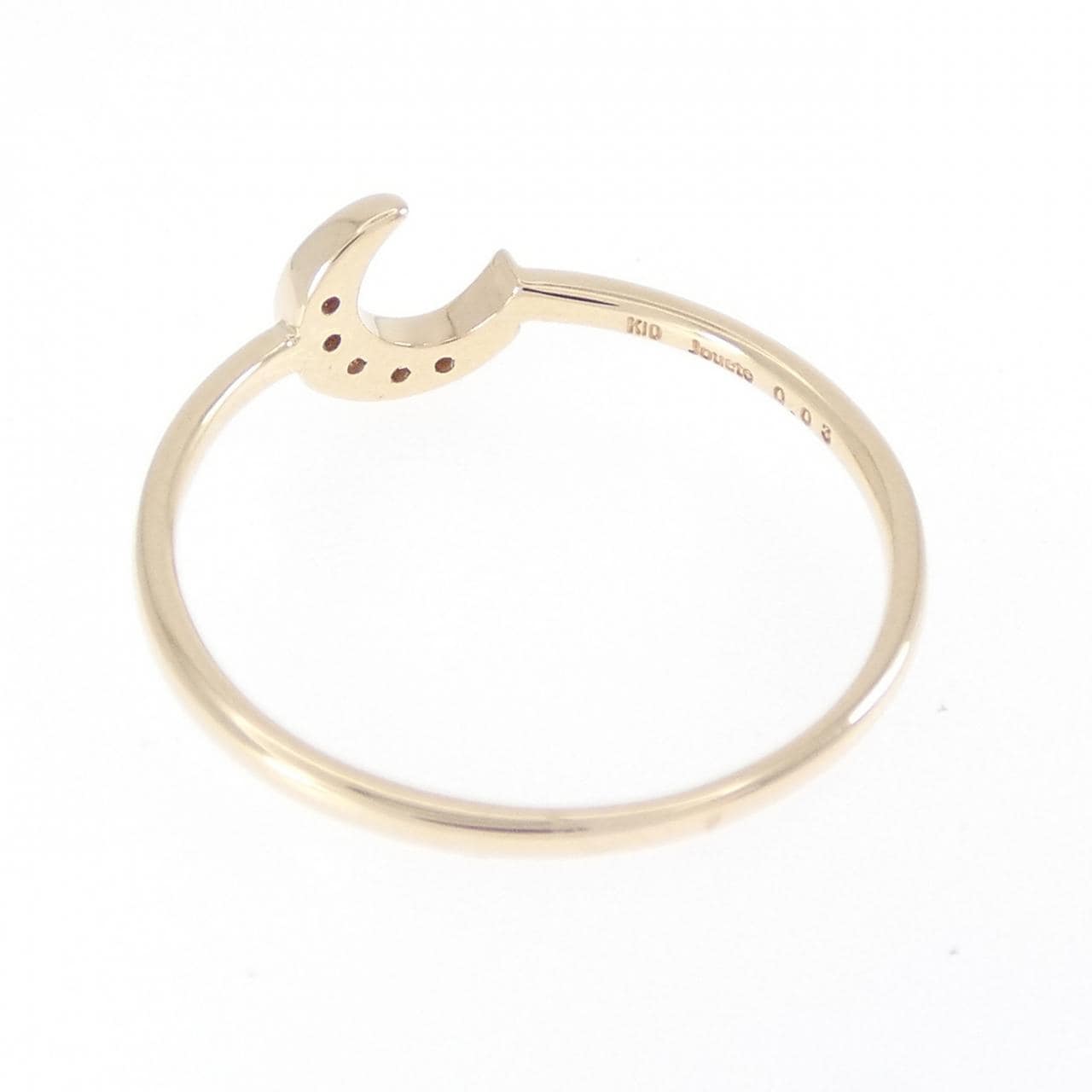 ジュエッテ ムーン ダイヤモンド リング 0.03CT
