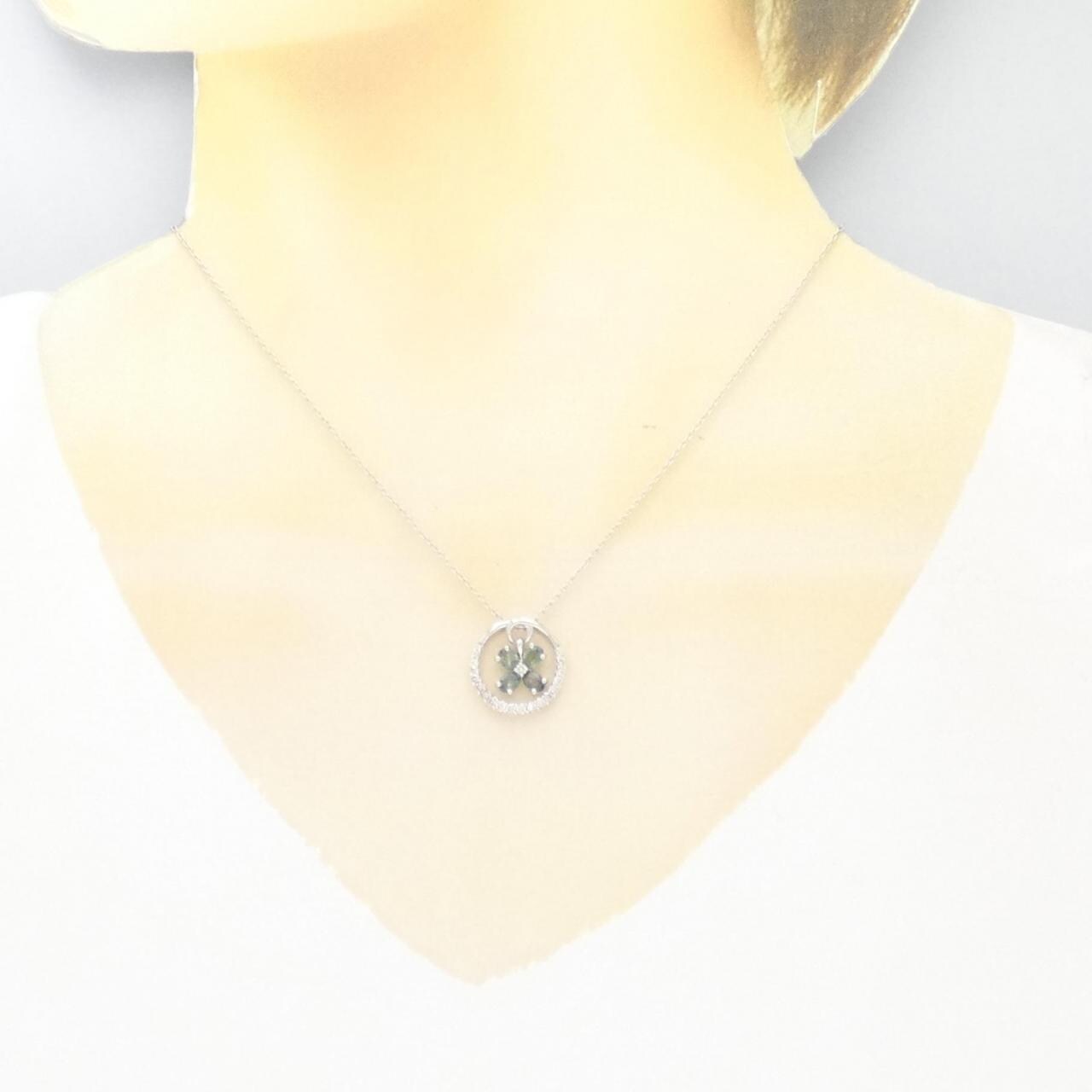 コメ兵｜K18WG フラワー アレキサンドライト ネックレス 0.62CT