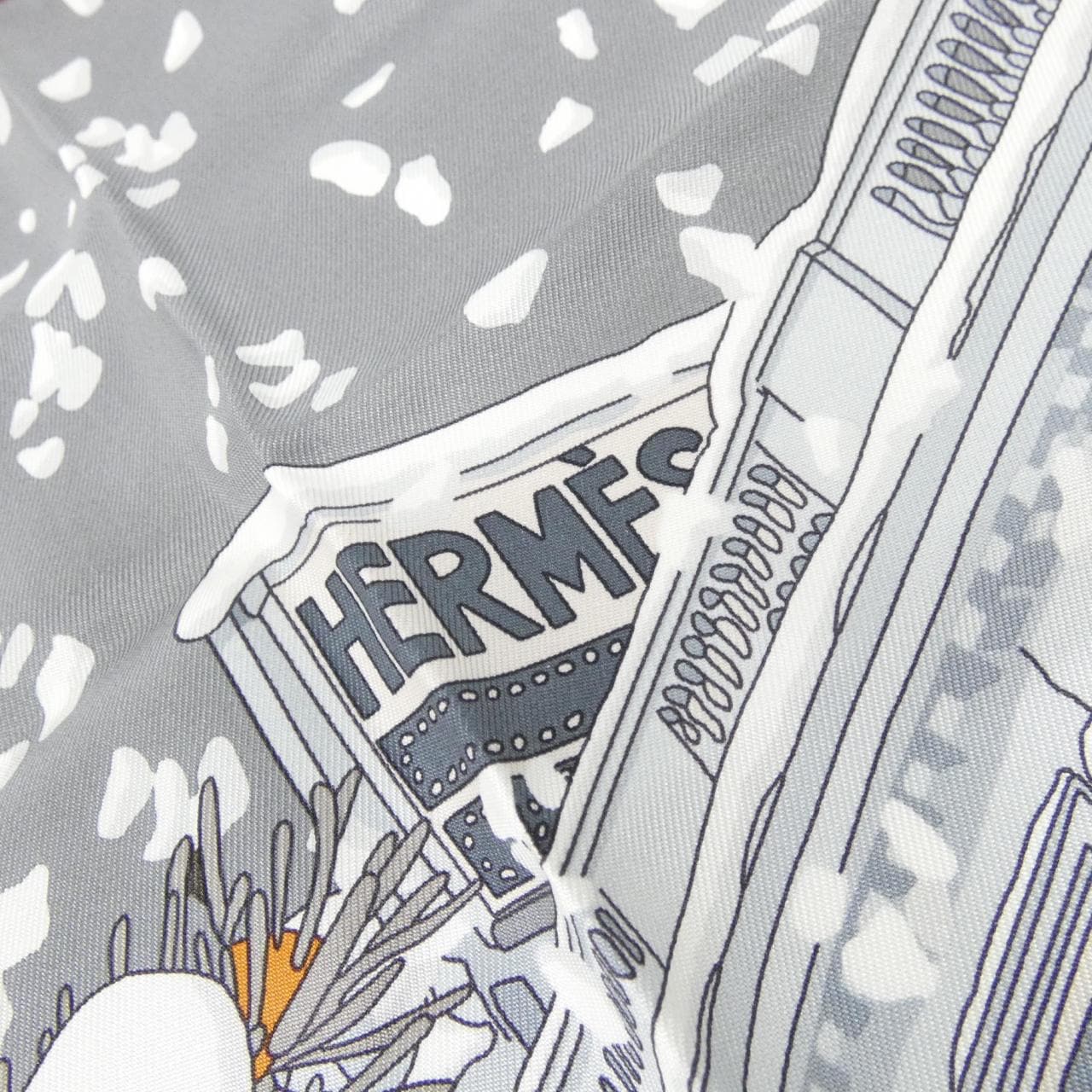 エルメス NOEL AU 24 FAUBOURG ガヴロッシュ スカーフ