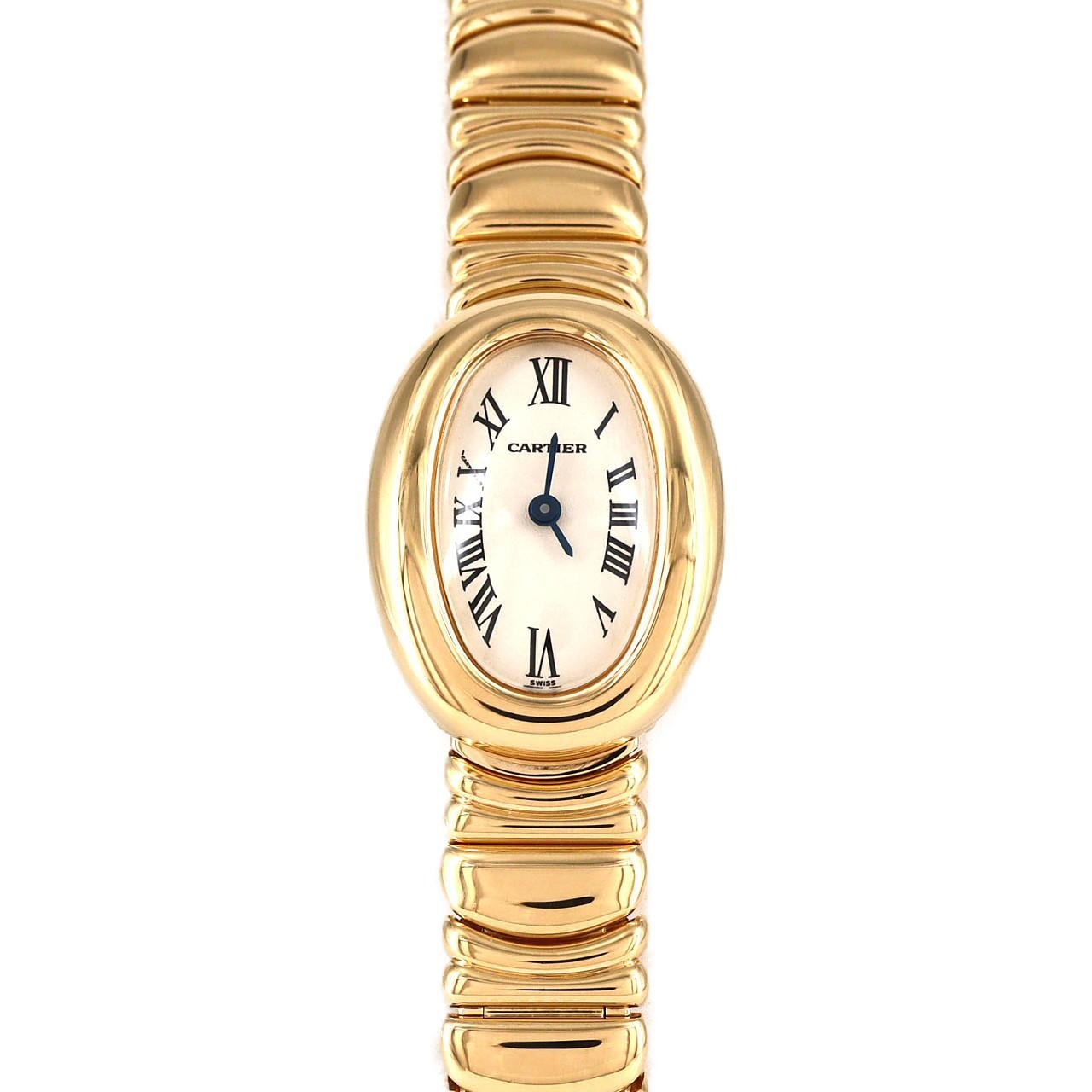 カルティエ ミニベニュワール YG W15109D8 YG クォーツ