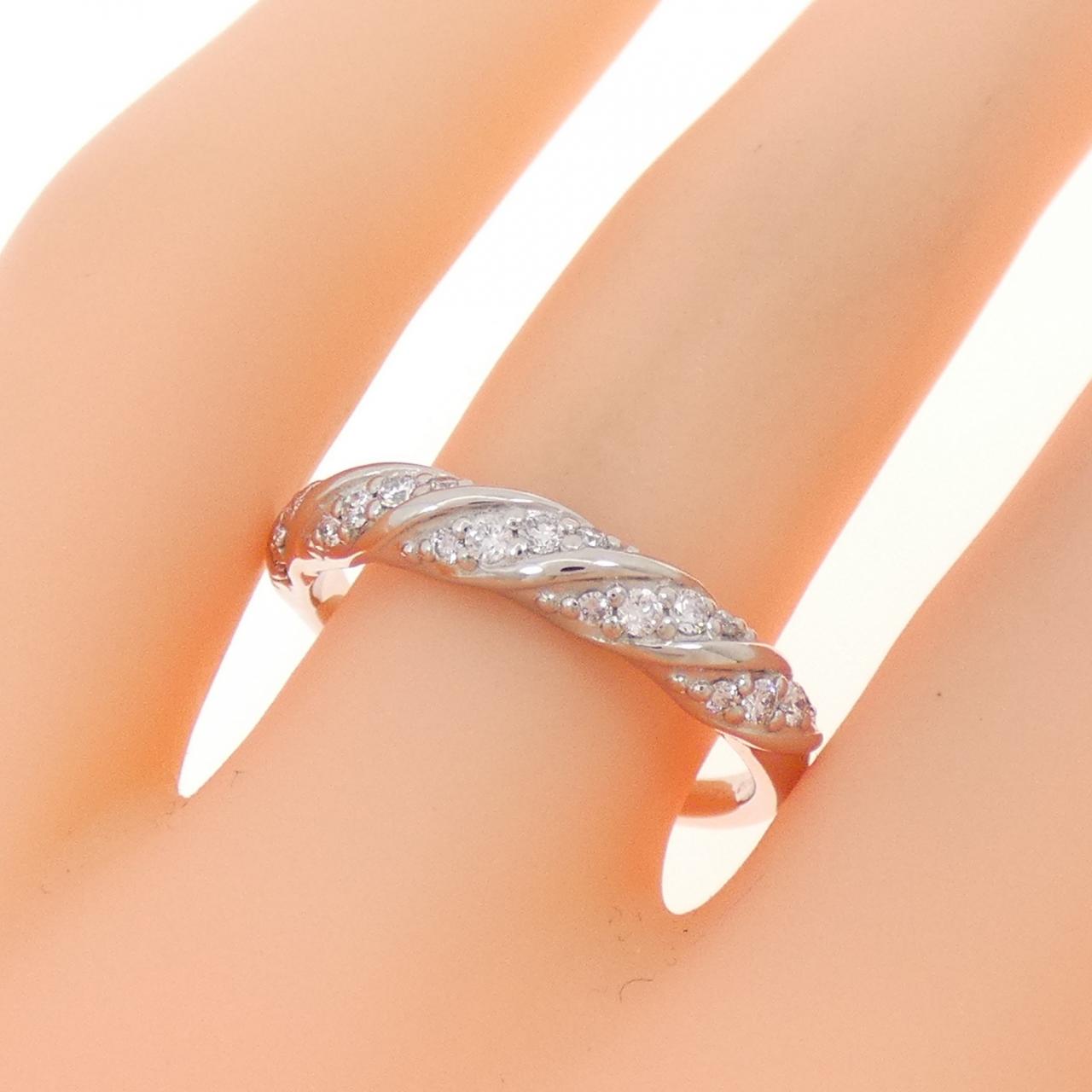 PT950 ダイヤモンド リング 0.20CT