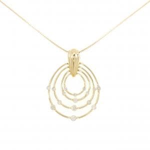 K18YG ダイヤモンド ネックレス 0.50CT