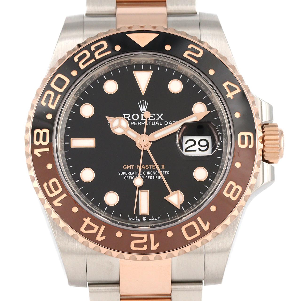 ロレックス GMTマスターⅡ 126711CHNR SSxPG 自動巻 ランダム番