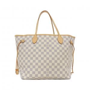 ルイヴィトン ダミエ アズール ネヴァーフル MM N51107 バッグ