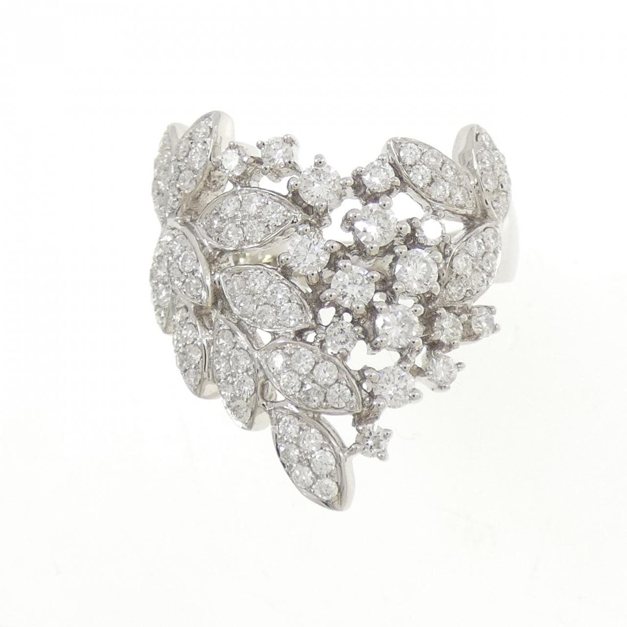 K18WG ダイヤモンド リング 1.05CT