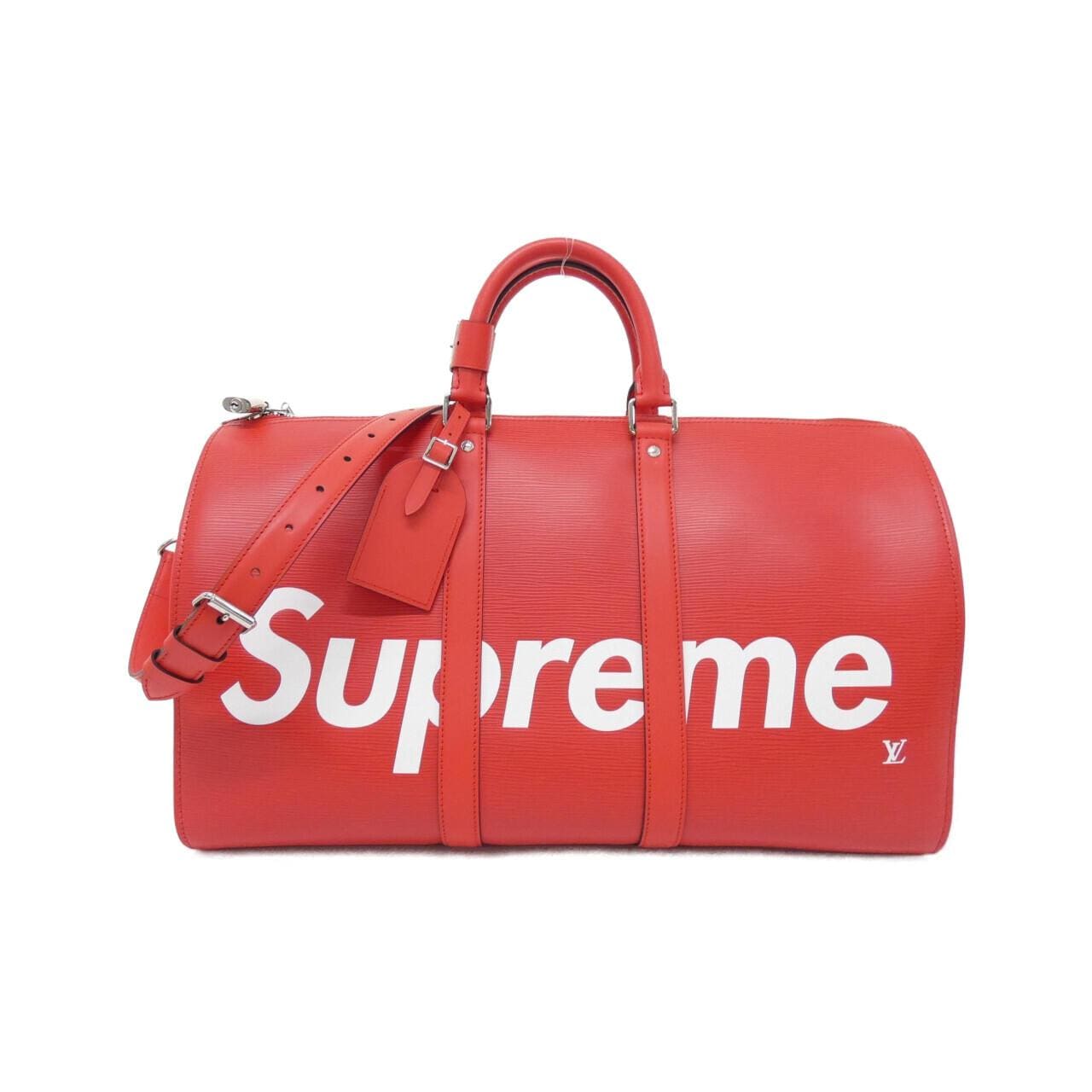 ルイヴィトン エピ(SUPREME) キーポル バンドリエール 45cm M53419 ボストンバッグ