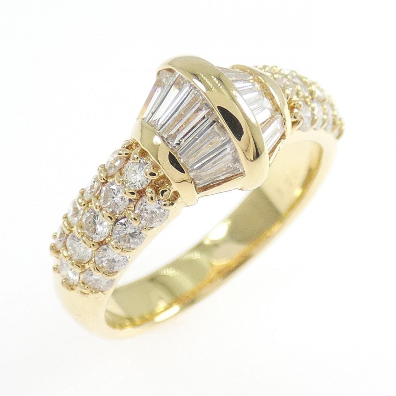 K18YG ダイヤモンド リング 1.20CT