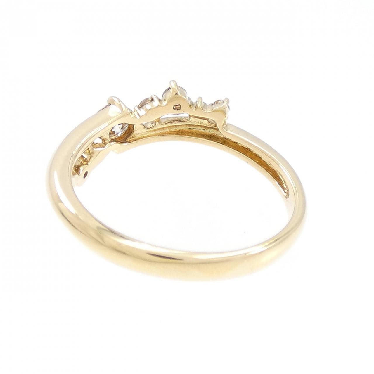 K18YG ダイヤモンド リング 0.30CT