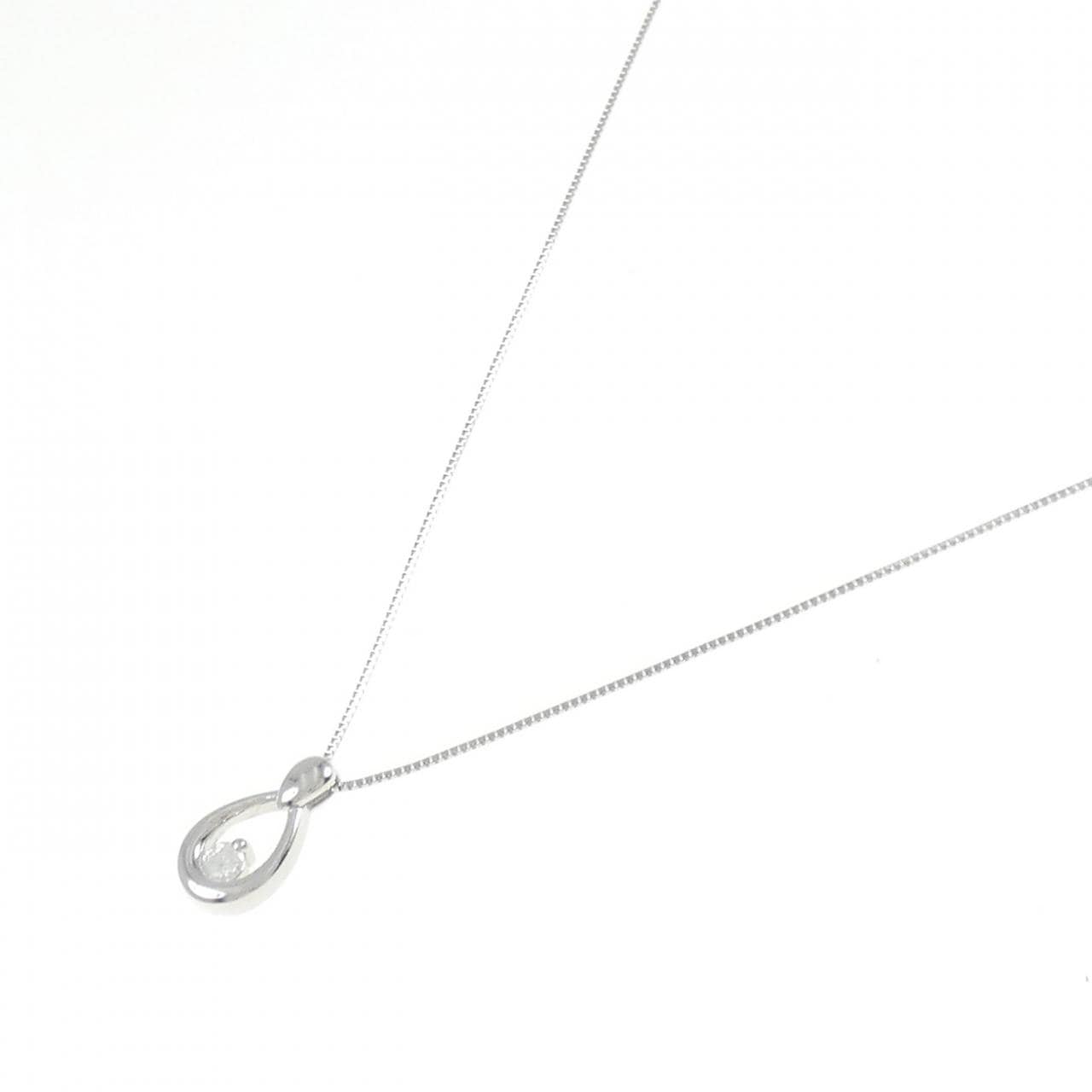 PT900/PT850 ダイヤモンド ネックレス 0.11CT