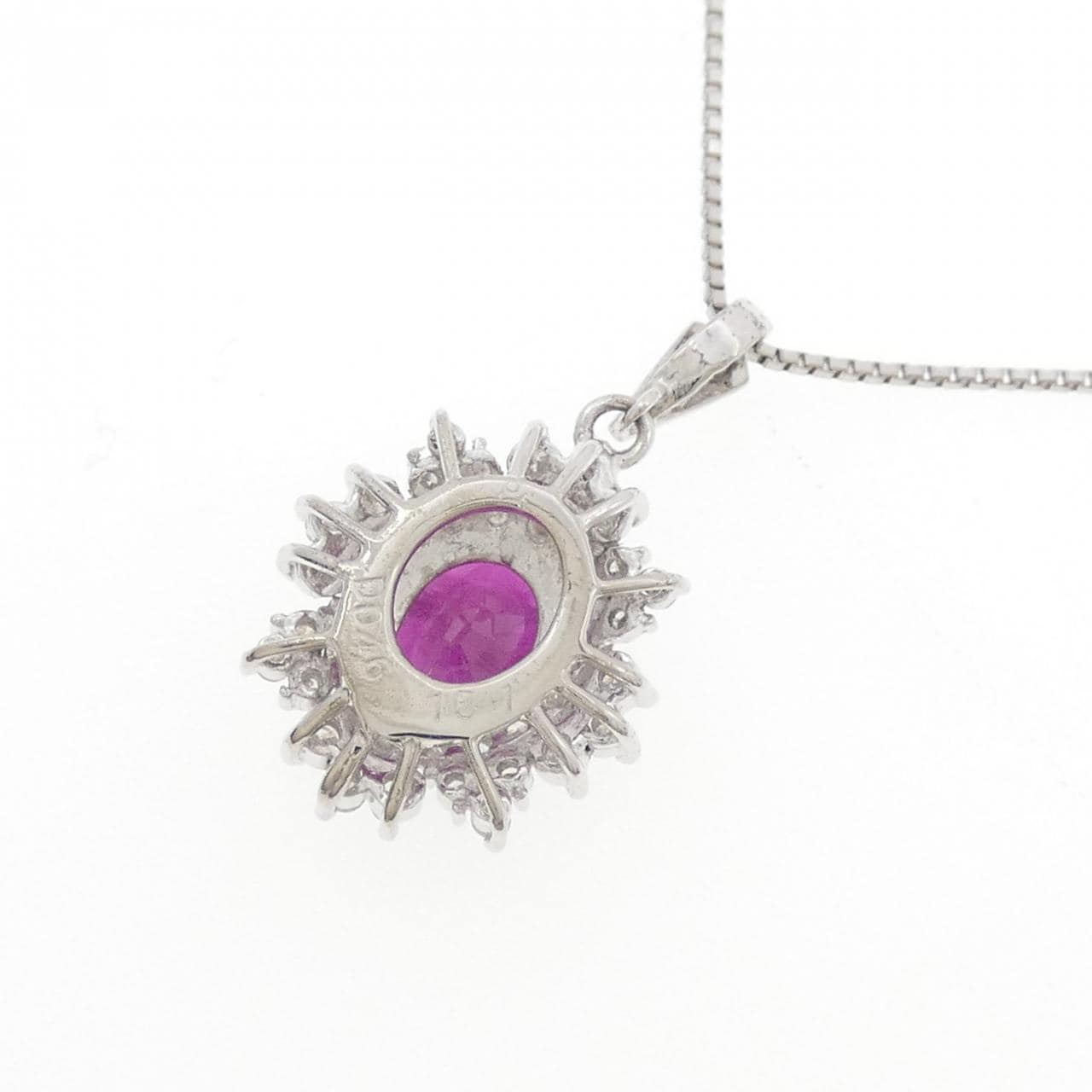 PT/PT850 ルビー ネックレス 1.51CT