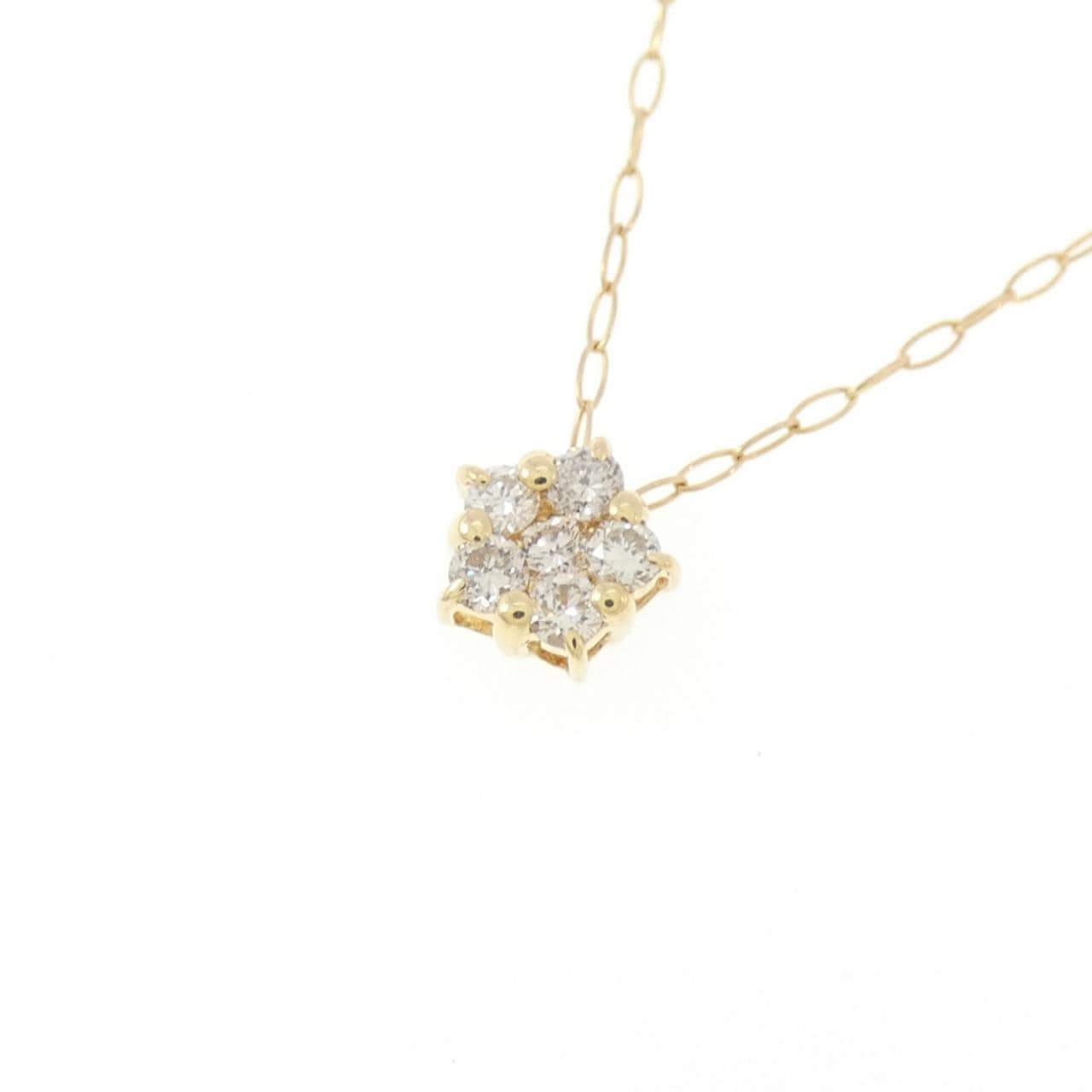 K18YG ダイヤモンド ネックレス 0.10CT