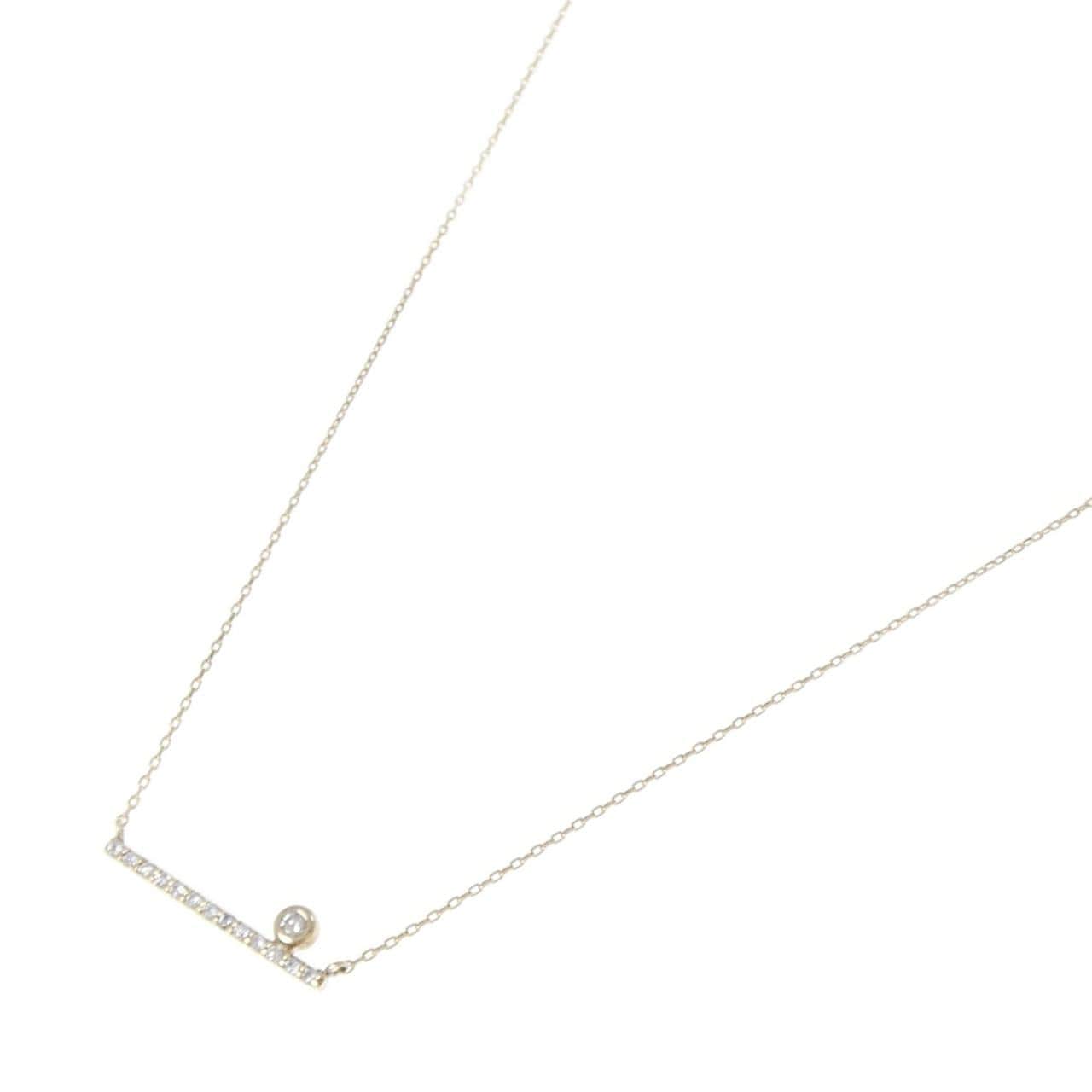 K10YG ダイヤモンド ネックレス 0.09CT