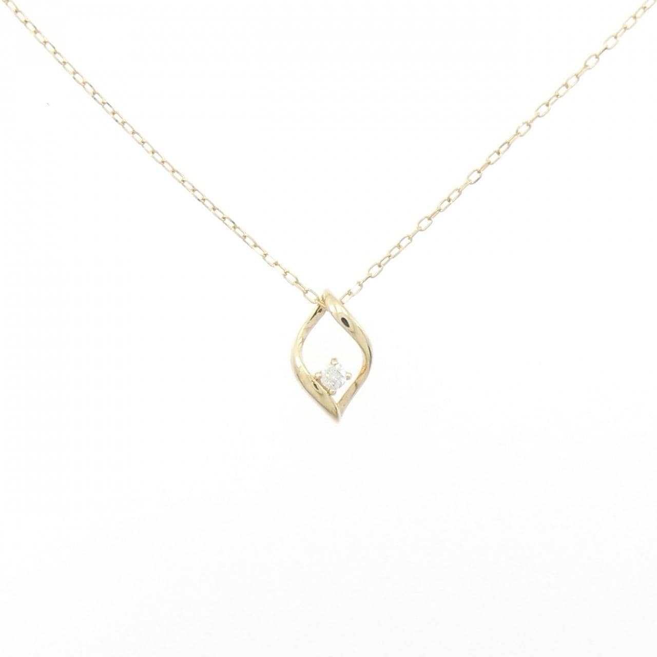 K10YG ダイヤモンド ネックレス