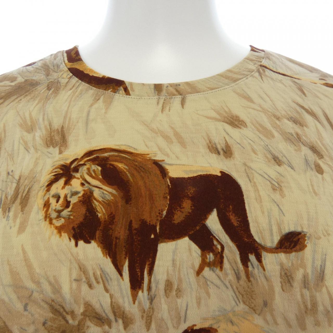 【ヴィンテージ】エルメス HERMES LIONS DANS LA SAVANE Tシャツ