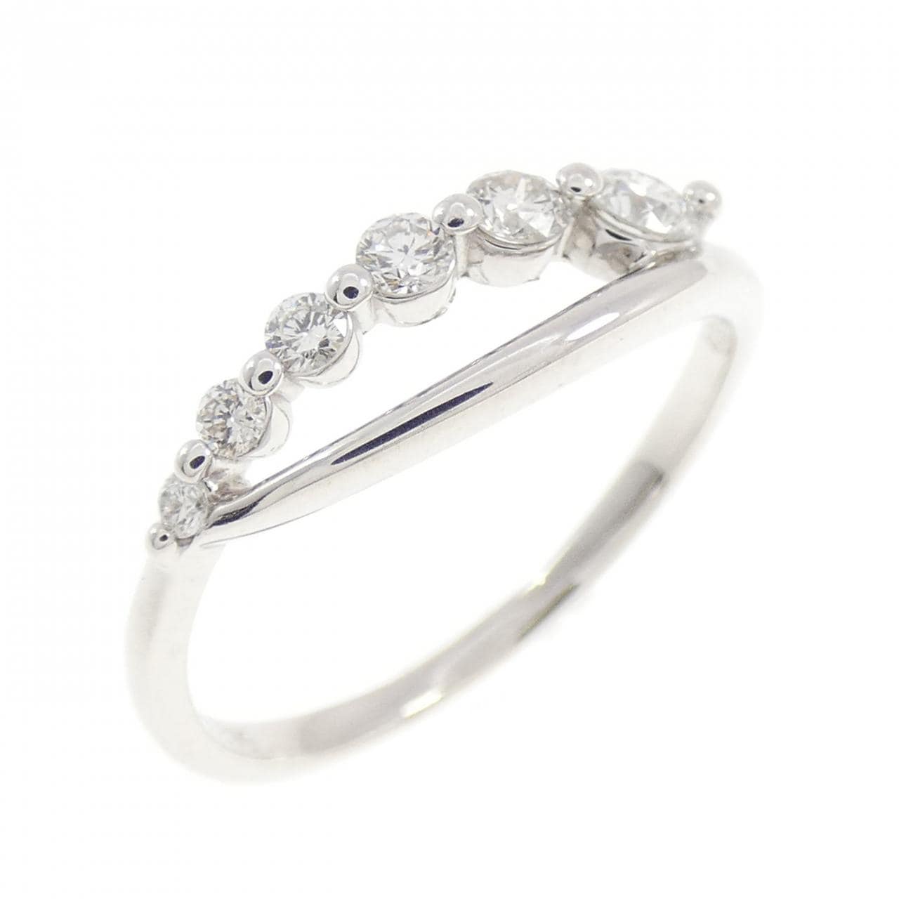 K18WG ダイヤモンド リング 0.30CT