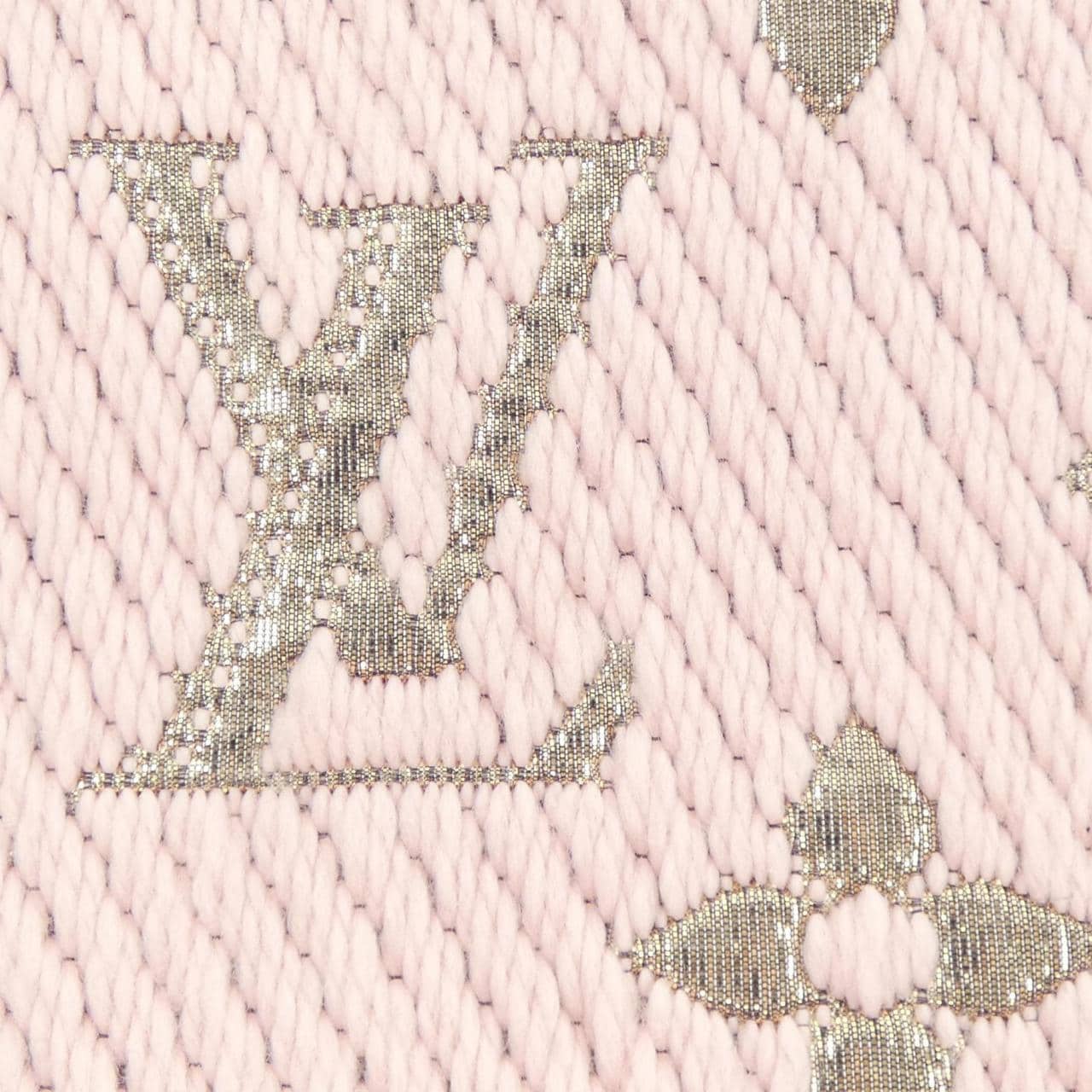 ルイヴィトン LOUIS VUITTON エシャルプ ロゴマニア シャイン M70466 MUFFLER