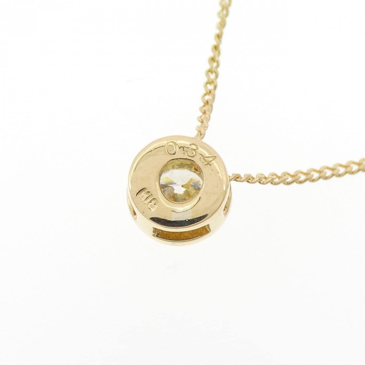 K18YG ダイヤモンド ネックレス 0.34CT
