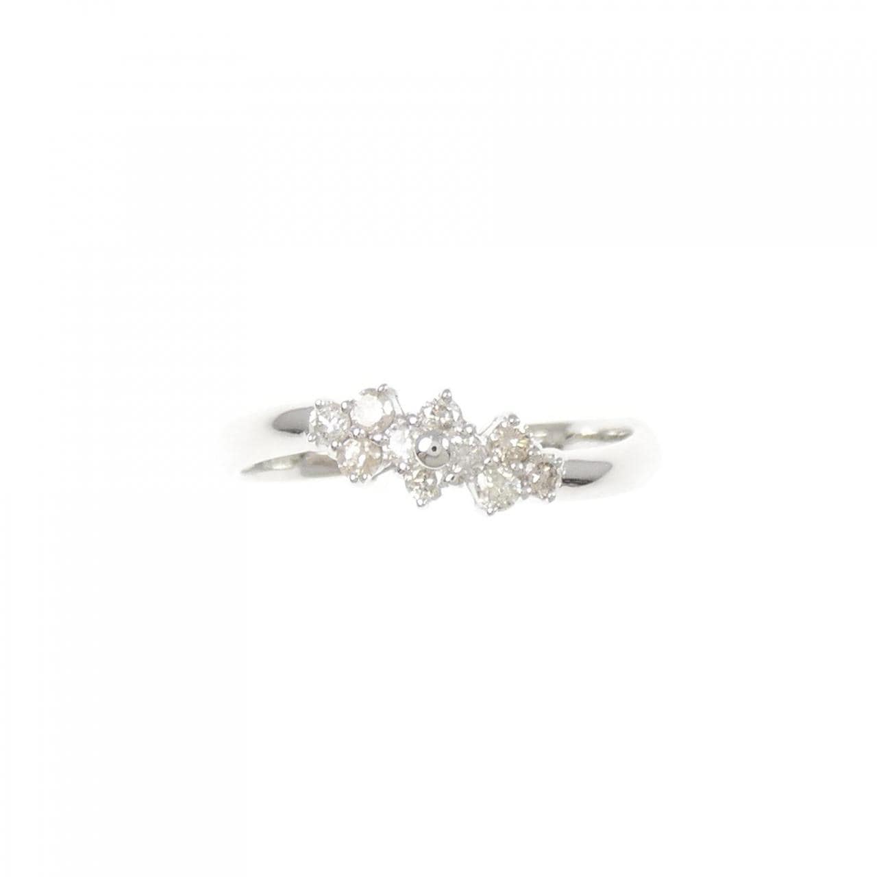 K18WG ダイヤモンド リング 0.20CT